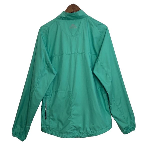Peter Millar Jacket Mens Small Green Half Zip Long Sleeve Golf Windbreaker - Picture 2 of 14